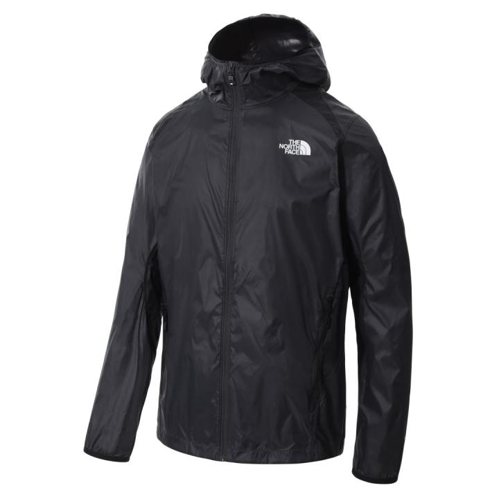 Athletic Outdoor Wind Full Zip Jacket Heren Jas Asphalt Grey - TNF Black XL