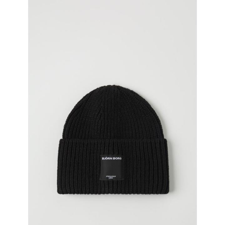 Centre Knit Beanie Muts Black Beauty One Size
