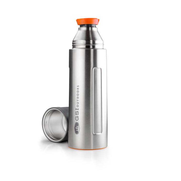 Stainless Vacuum Bottle 1 L - Silver Isolatiefles