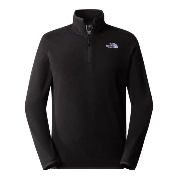 100 Glacier 1/4 Zip Fleece Heren TNF Black M