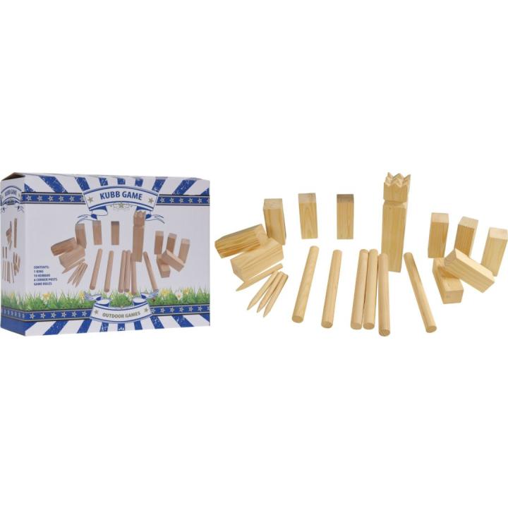 Kub Set Groot Spel Bruin