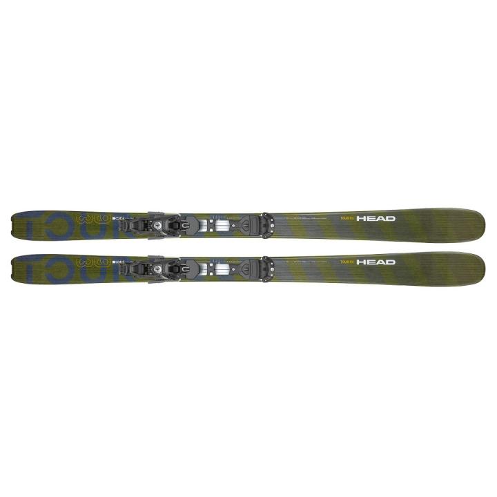 Kore Tour 93 Ski Anthracite/Yellow 184