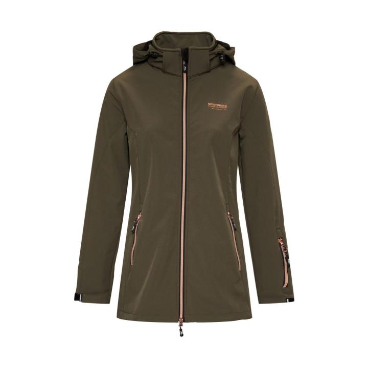 Irene Jas Dames Softshell Army M