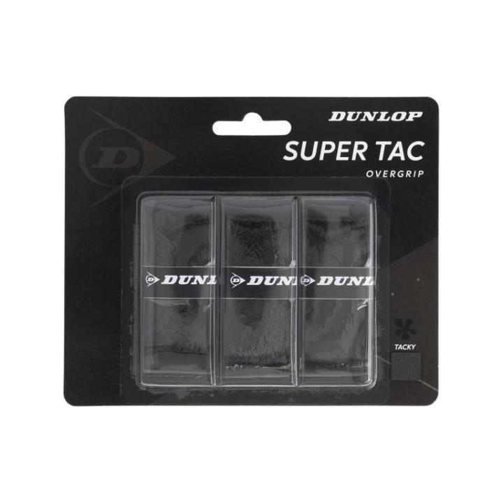 D Tac Super Tac Racketsport Overgrip Black One Size