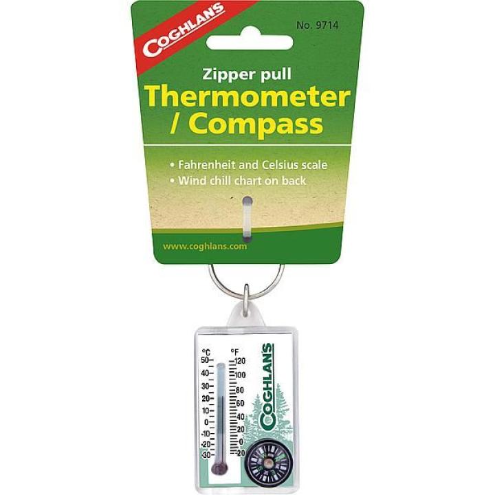 Thermometer/Kompas Met Sleutelring