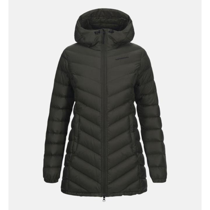 W Frost Down Parka Isolatiejas Dames Forest Night S