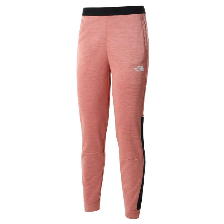 Mountain Athletics Fleece Pant Broek Dames Joggingbroek Rose Dawn Dark Heather - TNF Black L