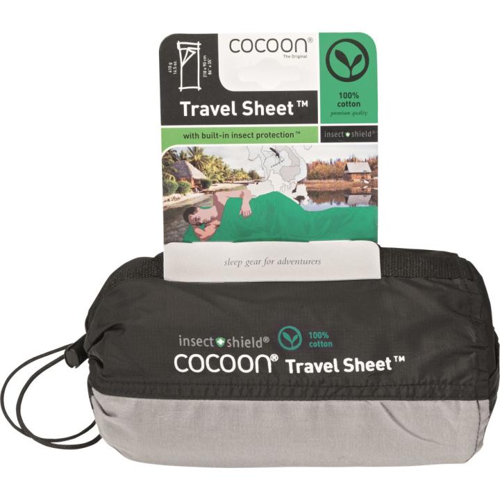 Travel Sheet Insect Shield 100% Cotton Lakenzak