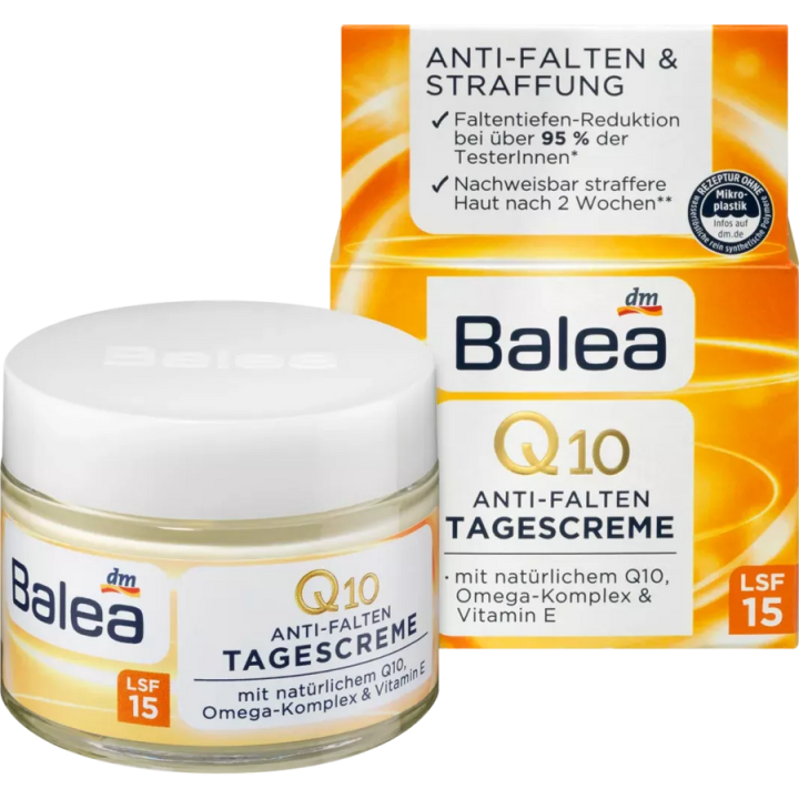 Balea Balea Q10 Anti-Rimpel Beschermende Dagcrème SPF15 (50 ml)