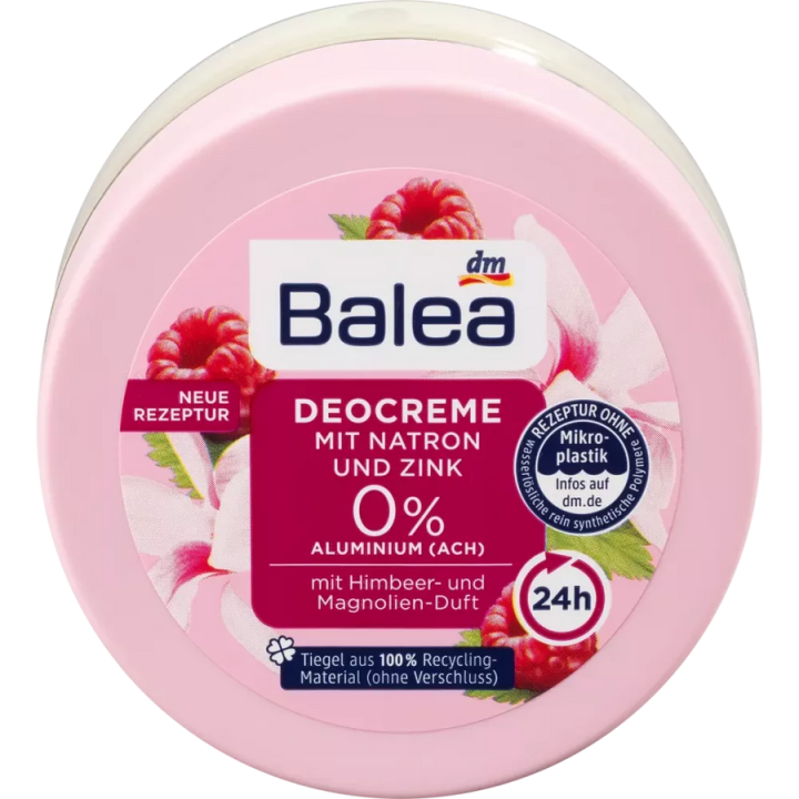Balea Deodorant creme zonder aluminium - Aluminiumvrije deodorant - 50 ml