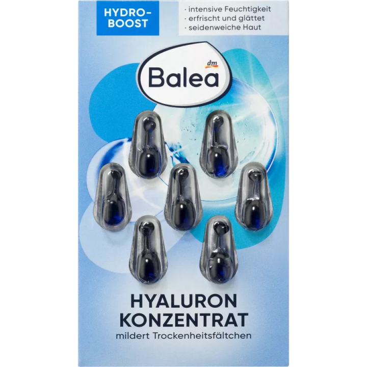Balea Hyaluronzuur capsules - Anti rimpel concentraat - 7 stuks