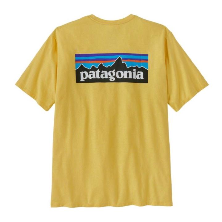 P-6 Logo Responsibili-Tee T-Shirt Heren Milled Yellow S