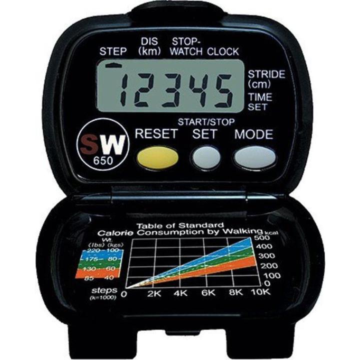 Sw-650 Electronische Pedometer Black