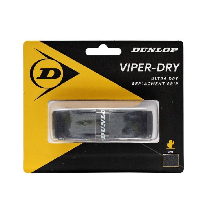 VIper-Dry Replacement Grip Racketsport Overgrip Black One Size