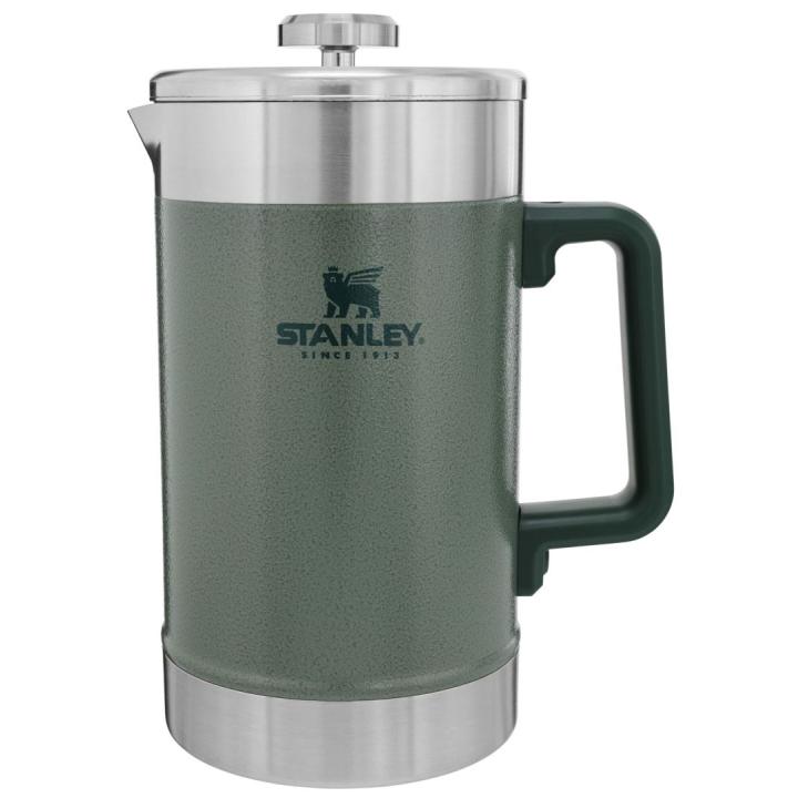 Classic Stay Hot French Press Cafetière Isolatiefles Hammertone Green 1,4L