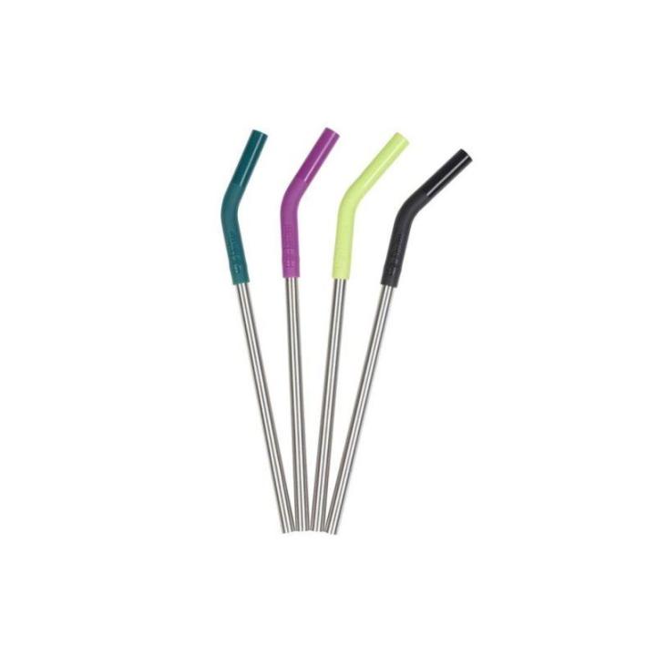 Steel Straws /4 Pack - Pints And Tumblers Rietje Drinken Accessoire