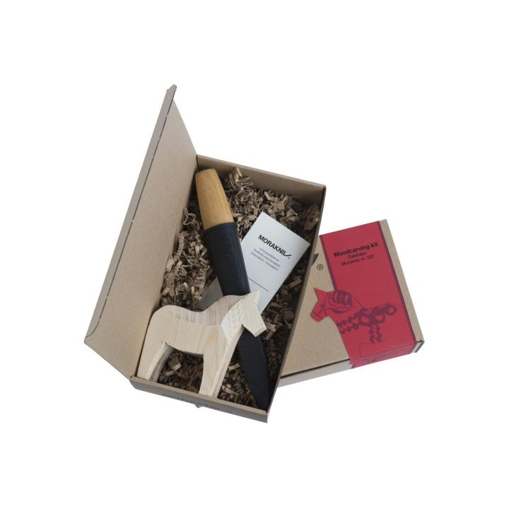 Woodcarving Kit Dalahorse 120 Vastmes Bruin