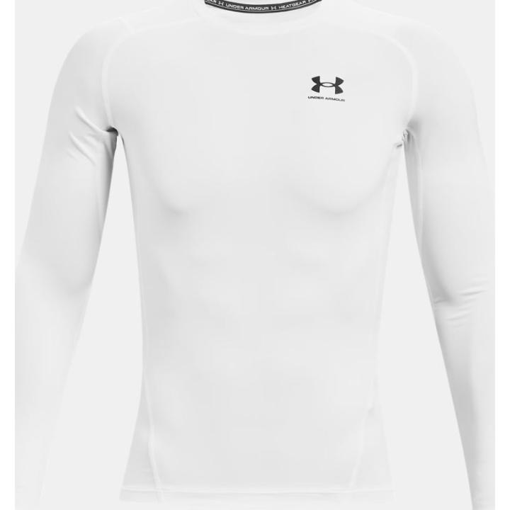 Heatgear® Long Sleeve T-Shirt Heren White/Black M