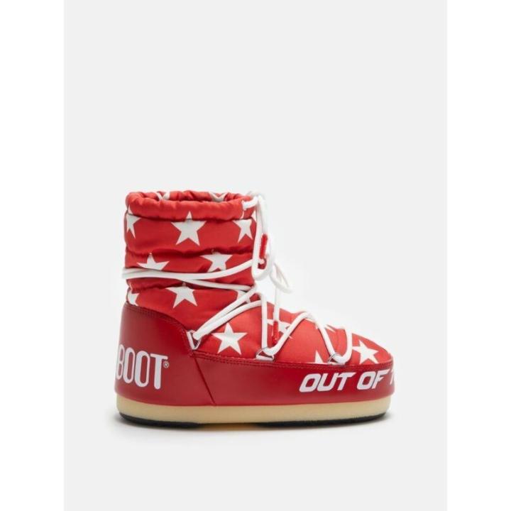 Light Low Stars Sneeuwschoen Dames Red/White 244