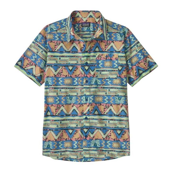 Go-To Shirt Heren High Hopes Geo: Salamander Green M