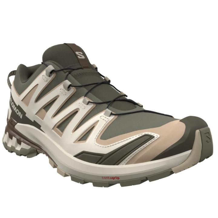 Xa Pro 3D V9 Lage Wandelschoen Heren Deep Lichen Green/Safari/Dark Earth 10
