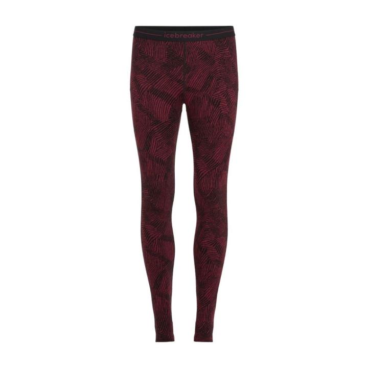 Merino 260 Vertex Frozen Forms Thermobroek Dames Black/Port M