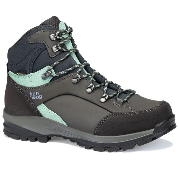 Banks Sf Extra Lady Gtx Dames Hoge Wandelschoen Asphalt/Mint 7,5