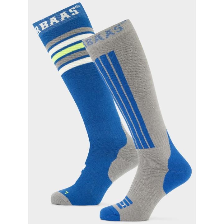 Striped 2-Pack Skisok Grey Multi 43-46