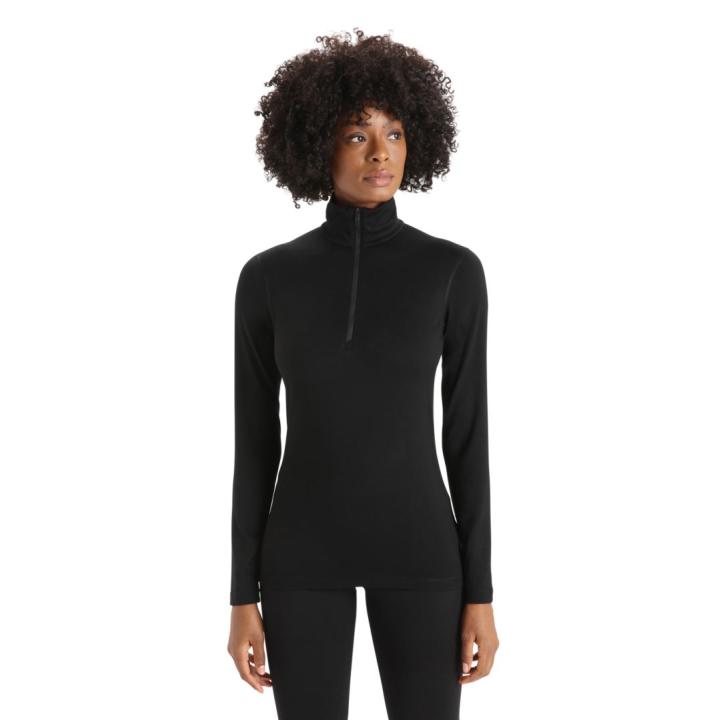 200 Oasis LS Half Zip Thermoshirt Dames Black L