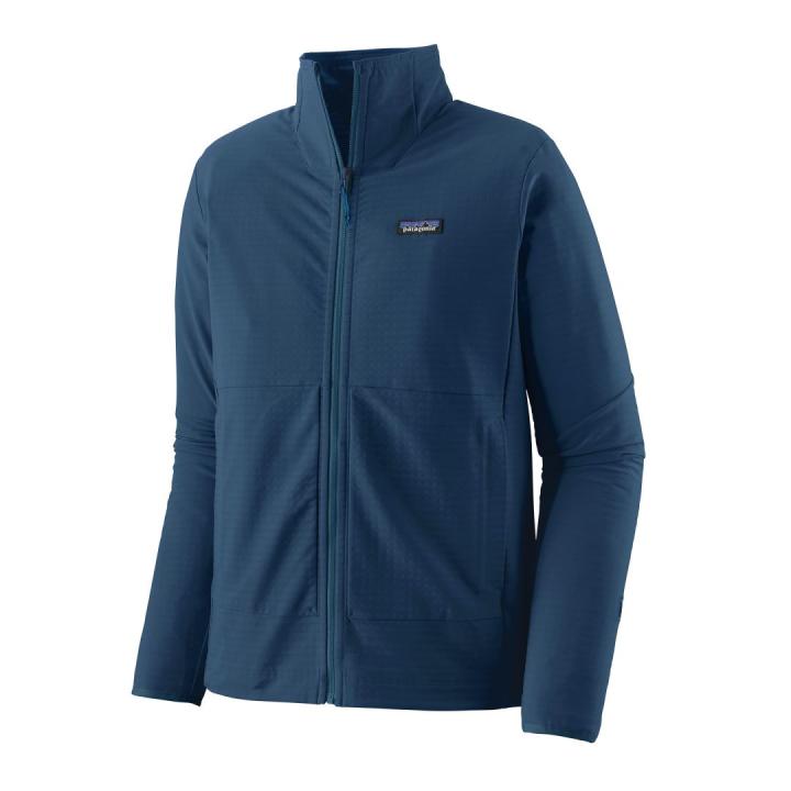 R1 Techface Softshell Jas Heren Tidepool Blue M
