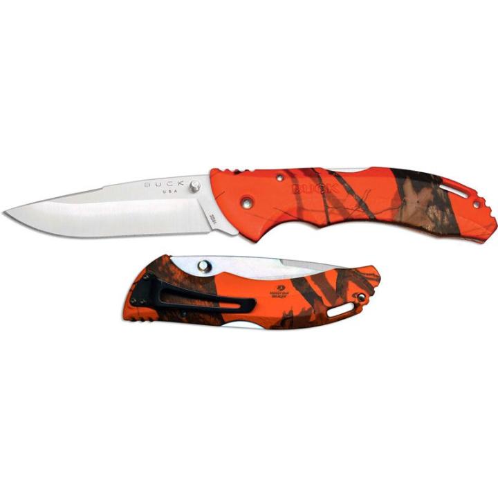 Bantam Bhw Orange Camo Mossy Oak Zakmes Camouflage Oranje