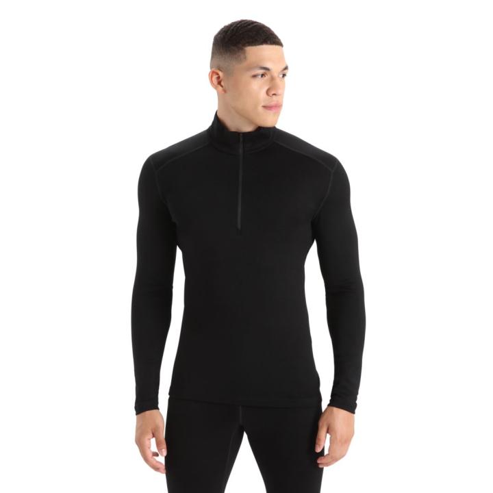 260 Tech LS Half Zip Thermoshirt Heren Black L