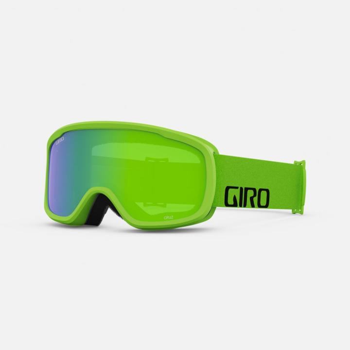 Cruz Sneeuwbril Bright Green Wordmark/Loden Green