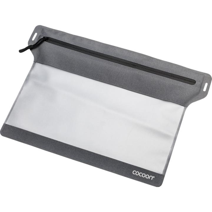 Zippered Document Bag Large, Black Tas Opbergzak