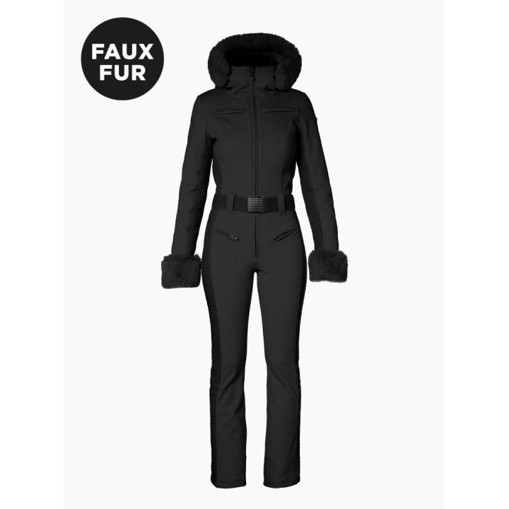 Angele Faux Border Skipak Dames Black 36
