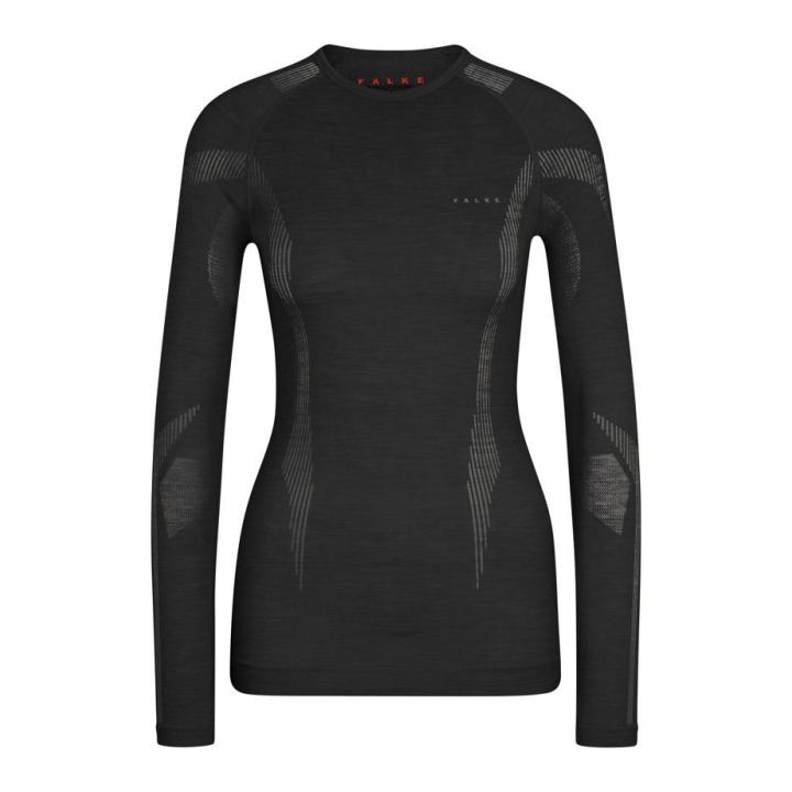 L/S Wool-Tech Dames Thermoshirt Black XL