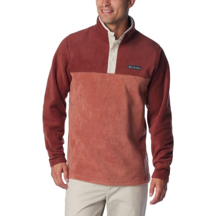 Steens Mountain™ Half Snap Fleece Heren Auburn, Spice, Dark Stone XL