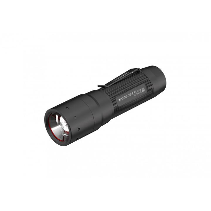 P6 Core Zaklantaarn Zwart