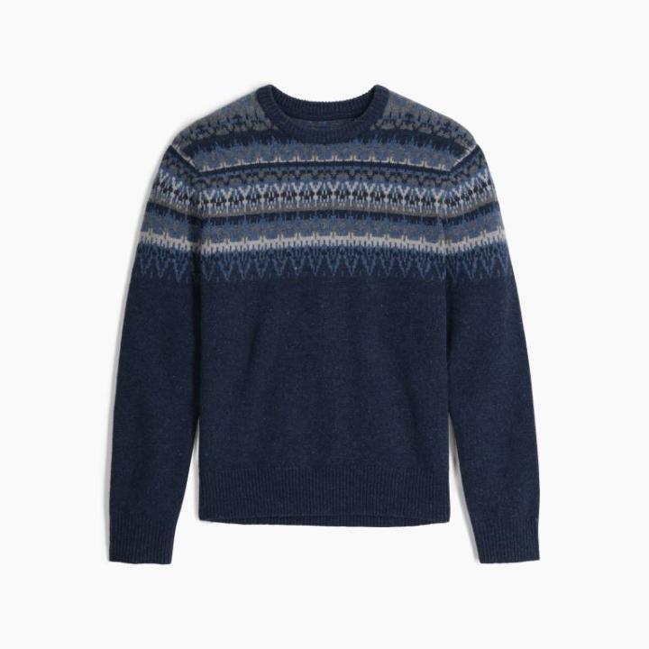 Arch Rock Crew L/S Sweater Heren Deep Blue Mammoth Pt L