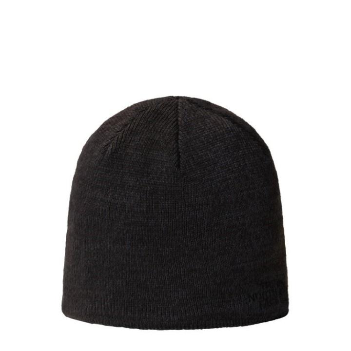 Jim Beanie Muts Heren TNF Black Heather One Size