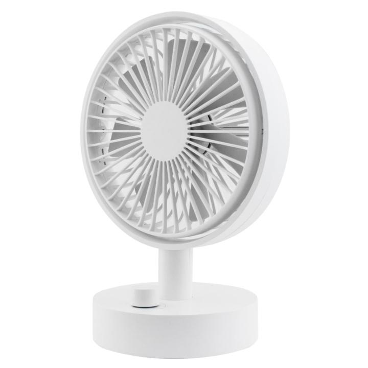 Oplaadbaar Ventilator Wit 143x118x123mm