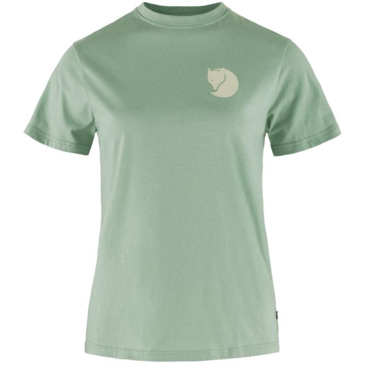 Fox Boxy Logo T-Shirt Dames Misty Green L
