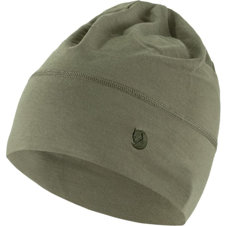 Abisko Lite Wool Beanie Muts Light Olive OS