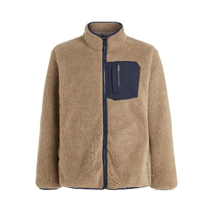 Prttave Full Zip Fleece Heren BambooBeige L