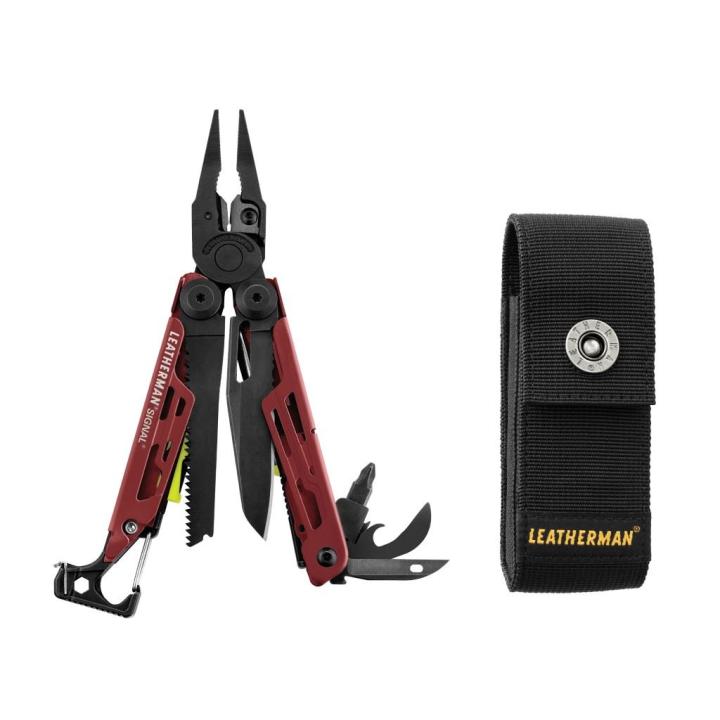 Signal Crimson Nylon Sheath Multitool Red