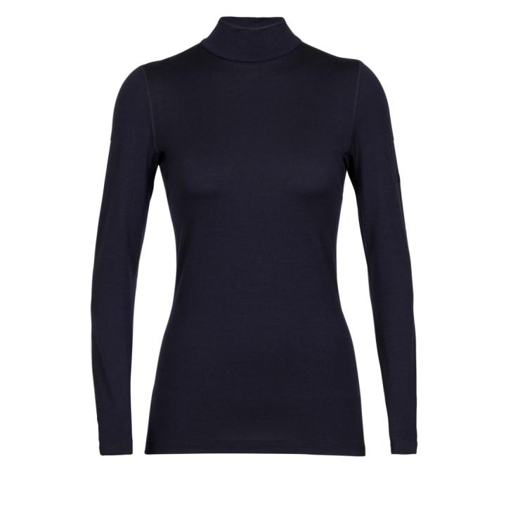 260 Tech LS Turtleneck Dames Thermoshirt Midnight Navy L