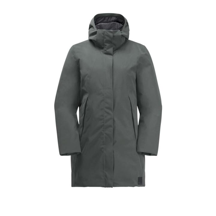 Salier Dames Winterjas Slate Green XXL