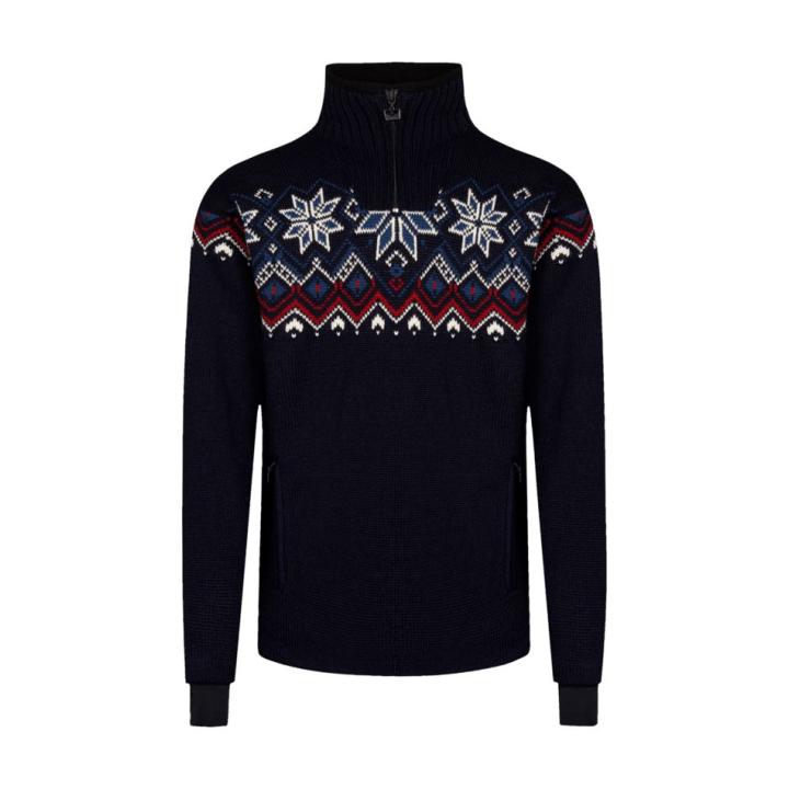 Fongen Wp Trui Heren Navy Offwhite Redrose Indigo XL