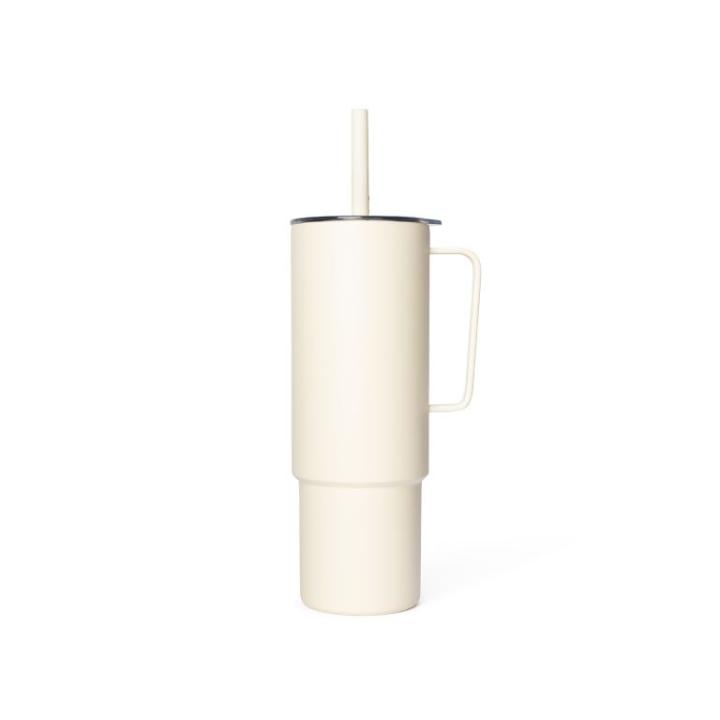 All Day Straw Cup Drinkfles Sandstone White 32oz