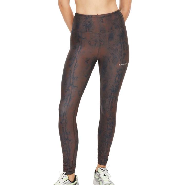 Printed High Waisted Legging Dames  M
